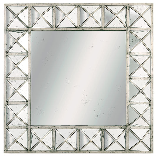 Augustus Detailed Triangulated Wall Mirror