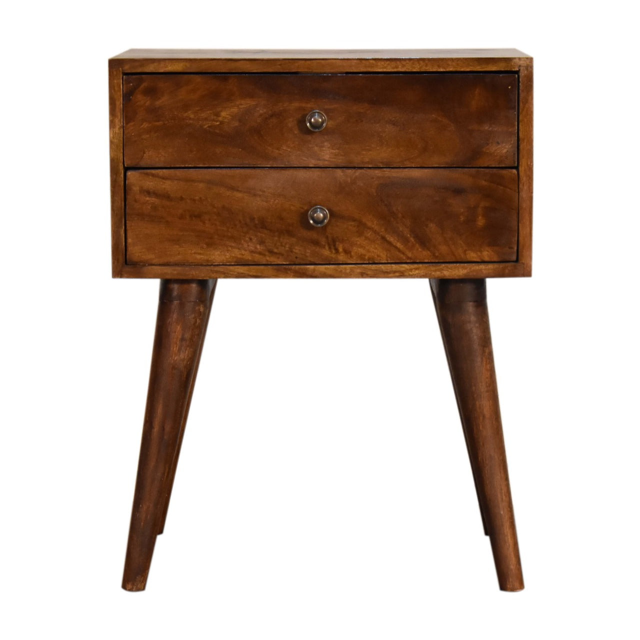 Chestnut Modern Solid Wood Bedside - Red Ross Retail-Furniture Specialists 
