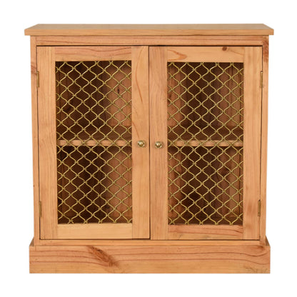 Caged Pine Cabinet - Red Ross Retail-Furniture Specialists 