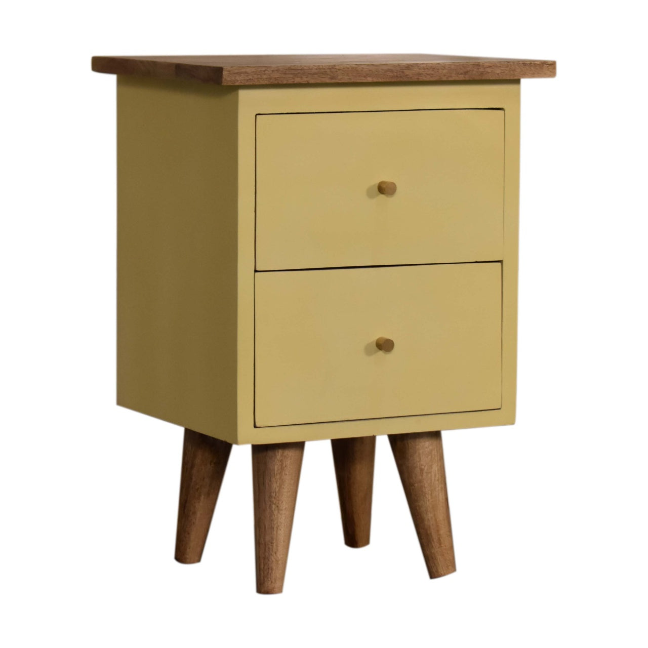 Yellow Hand Painted Bedside - Red Ross Retail-Furniture Specialists 