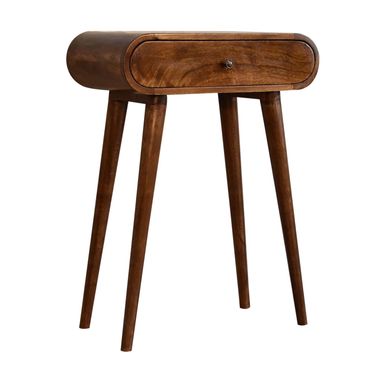Mini Rounded Mini Chestnut Console Table - Red Ross Retail-Furniture Specialists 
