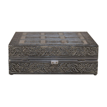 Black Double Jewellery Box - Red Ross Retail-Furniture Specialists 