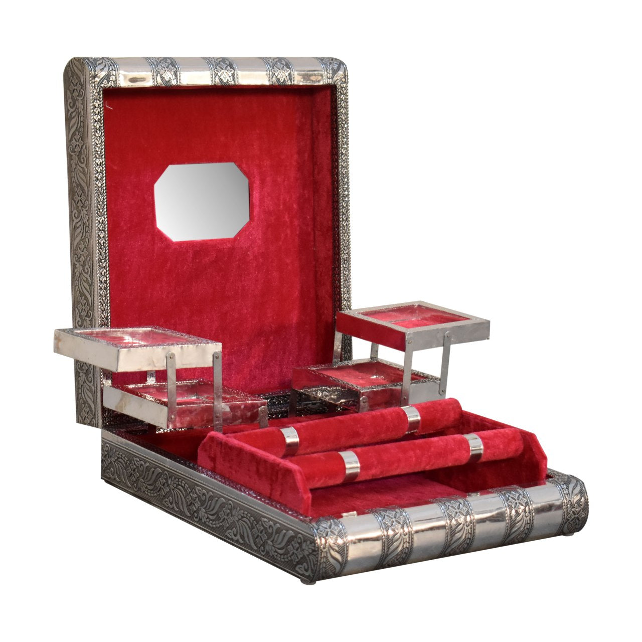 Ruby Red Double Jewellery Box - Red Ross Retail-Furniture Specialists 