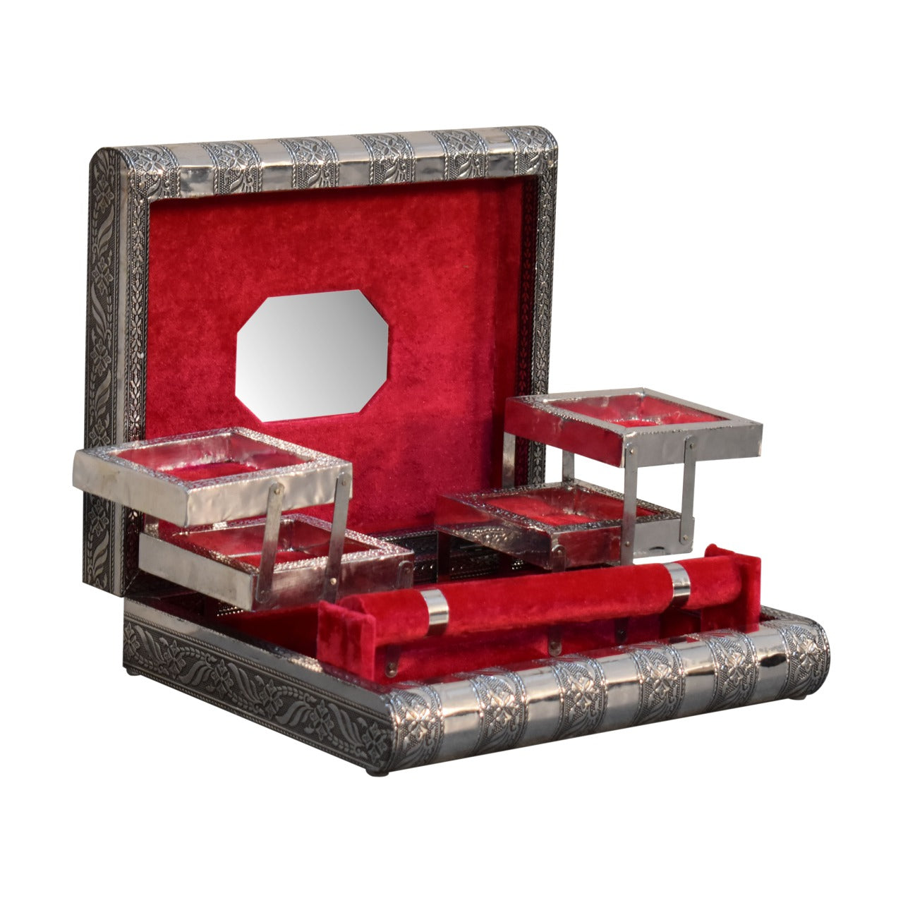 Ruby Red Single Jewellery Box - Red Ross Retail-Furniture Specialists 