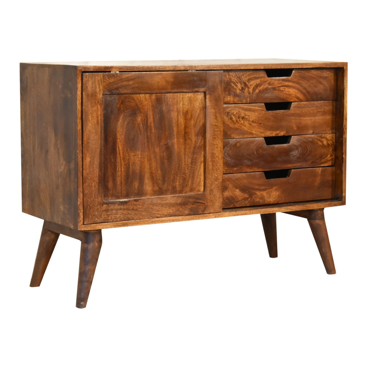 Chestnut Sliding Cabinet - Red Ross Retail-Furniture Specialists 