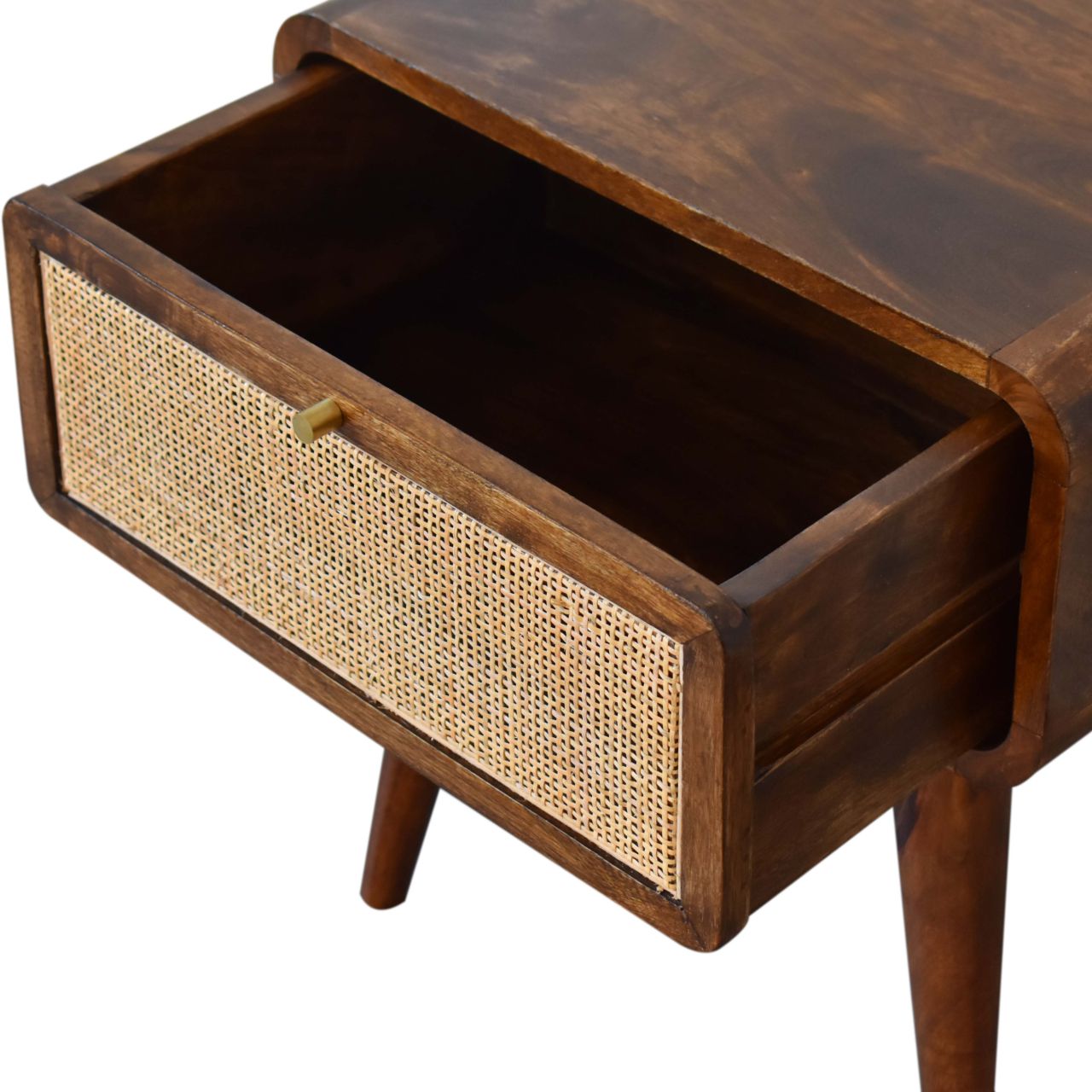 Chestnut Woven Bedside - Red Ross Retail-Furniture Specialists 