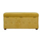 Mustard Lid-up Cotton Velvet Ottoman - Red Ross Retail-Furniture Specialists 