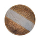 Round Marble and Carved Wood Chopping Board - Red Ross Retail-Furniture Specialists 