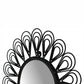 Black Coated Wired Flower Mirror - Red Ross Retail-Furniture Specialists 