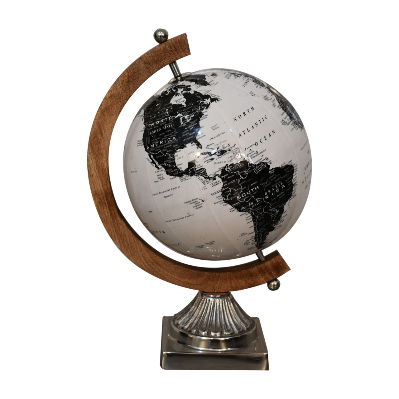 Black and White Globe - Red Ross Retail-Furniture Specialists 