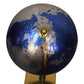 Blue Globe with Mixed Chrome & Brass Frame - Red Ross Retail-Furniture Specialists 