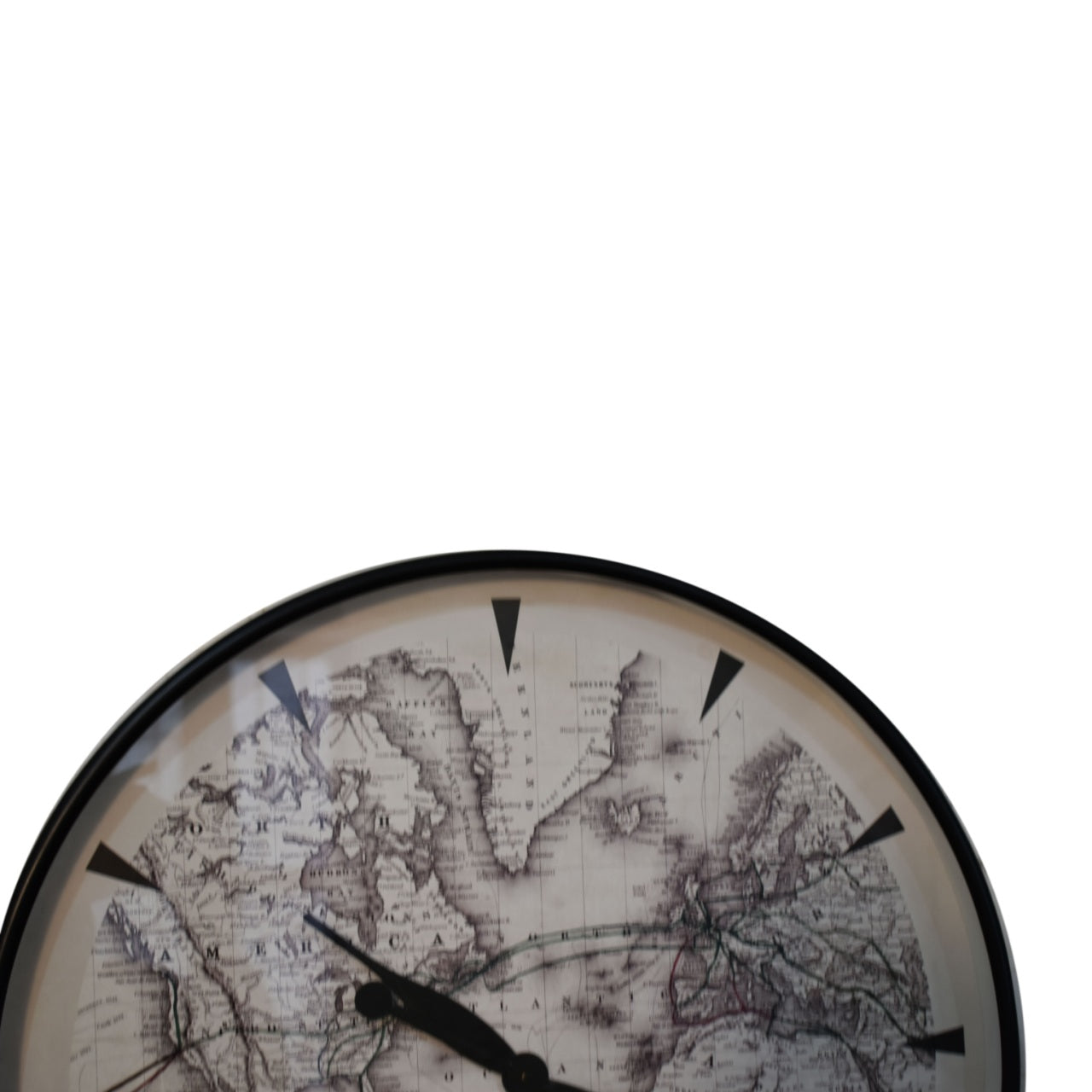 Atlas Style Wall Clock - Red Ross Retail-Furniture Specialists 