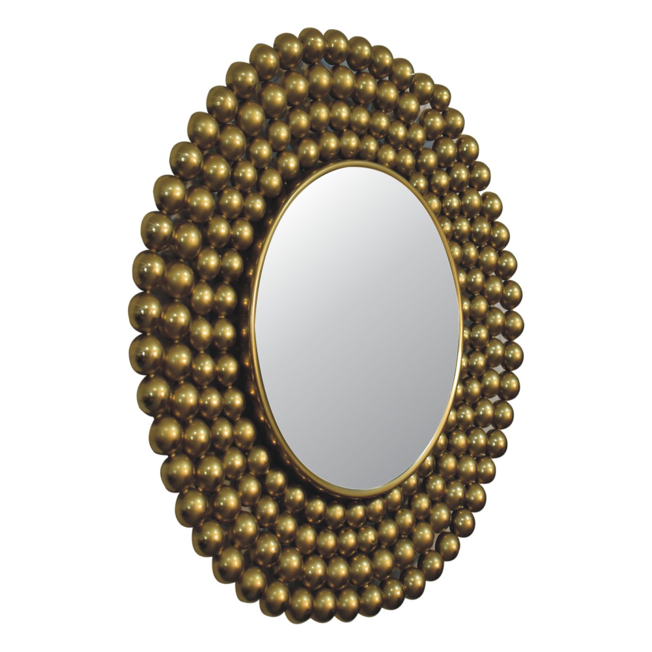Gold Bubble Mirror Frame - Red Ross Retail-Furniture Specialists 