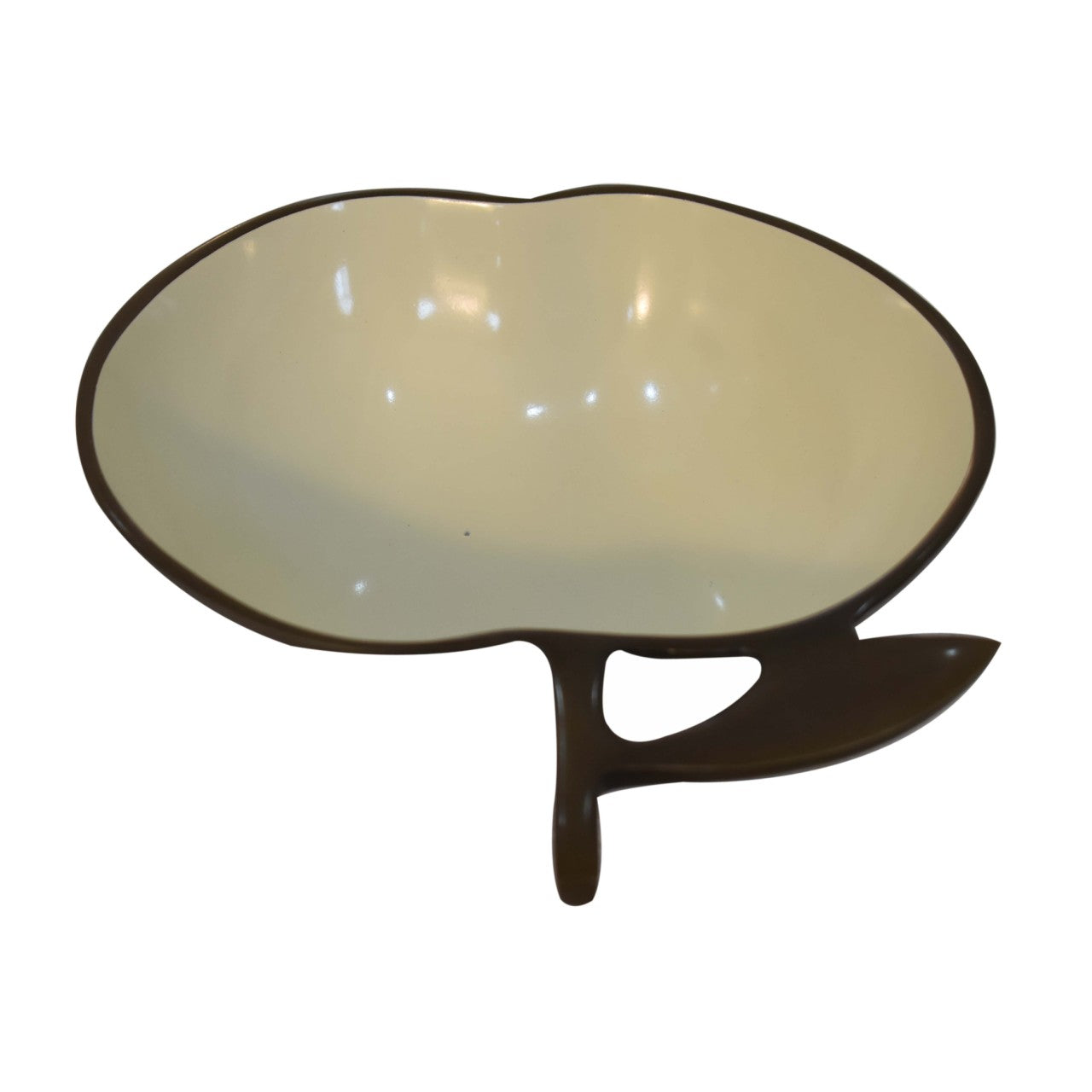 White Enamel Apple Fruit Bowl - Red Ross Retail-Furniture Specialists 