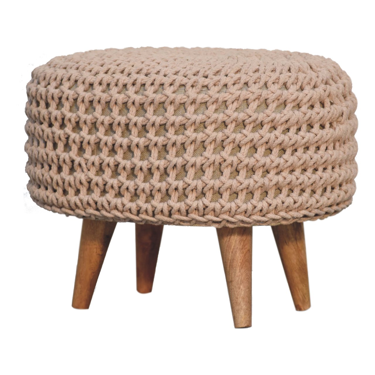 Keeva Beige Oblong Footstool - Red Ross Retail-Furniture Specialists 