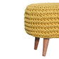Keeva Mustard Oblong Footstool - Red Ross Retail-Furniture Specialists 