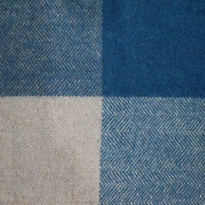 Selin Blue Woolen Throw (130 x 170cm) - Red Ross Retail-Furniture Specialists 