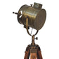 Brass Antique Tripod Fold Spotlight Floor Lamp - Red Ross Retail-Furniture Specialists 