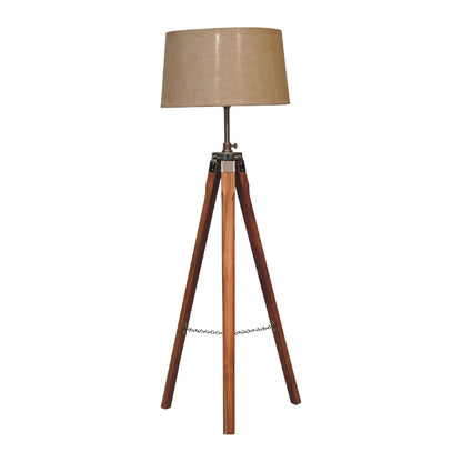 Fixed Chrome Tripod Floor Lamp - Red Ross Retail-Furniture Specialists 