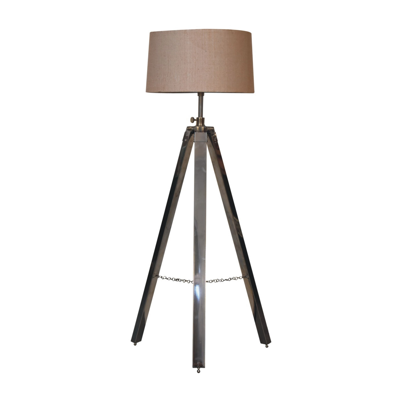 Chrome Tripod Floor Lamp - Red Ross Retail-Furniture Specialists 