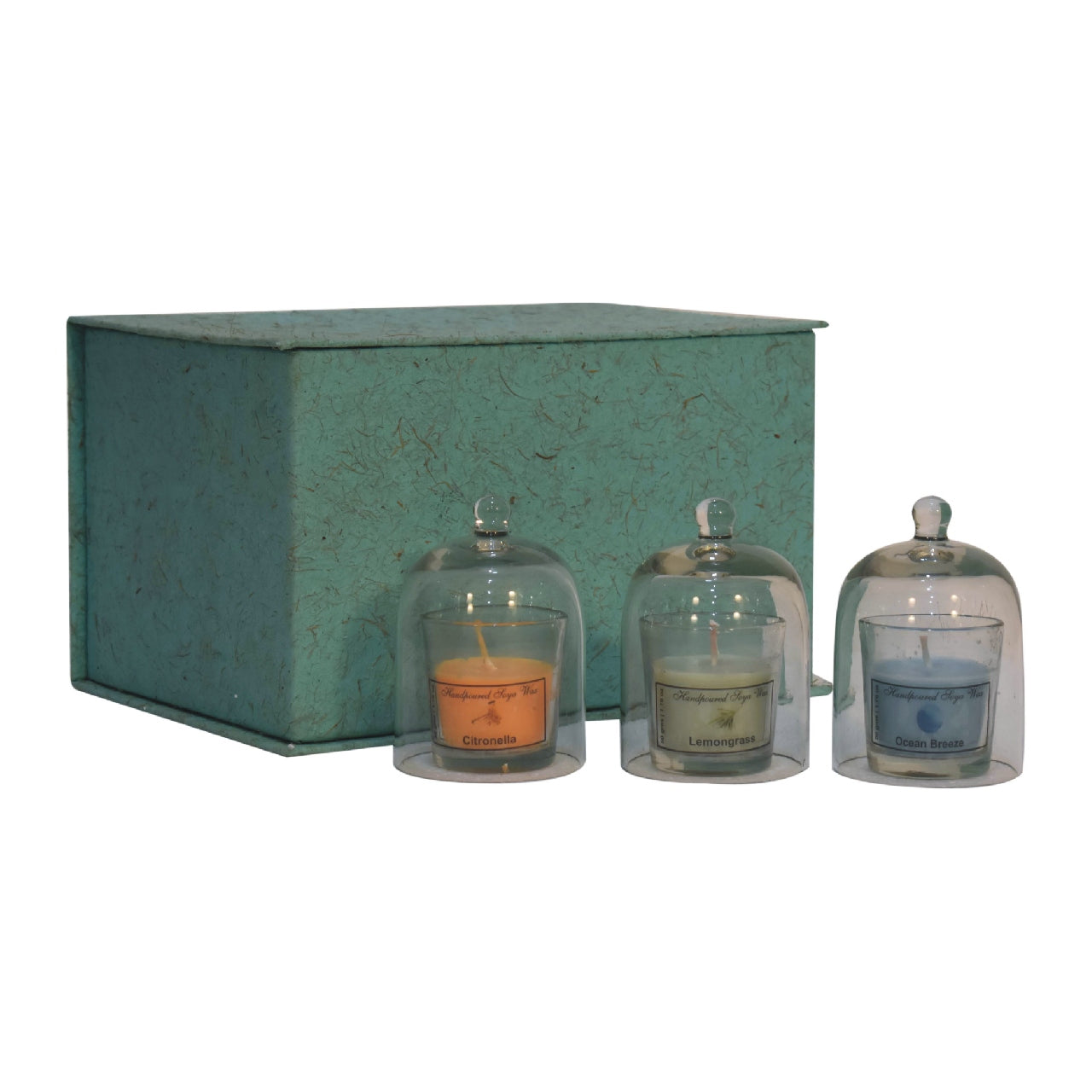 Round Candle Set of 3 (Citronella, Ocean Breeze, Lemongrass) - Red Ross Retail-Furniture Specialists 