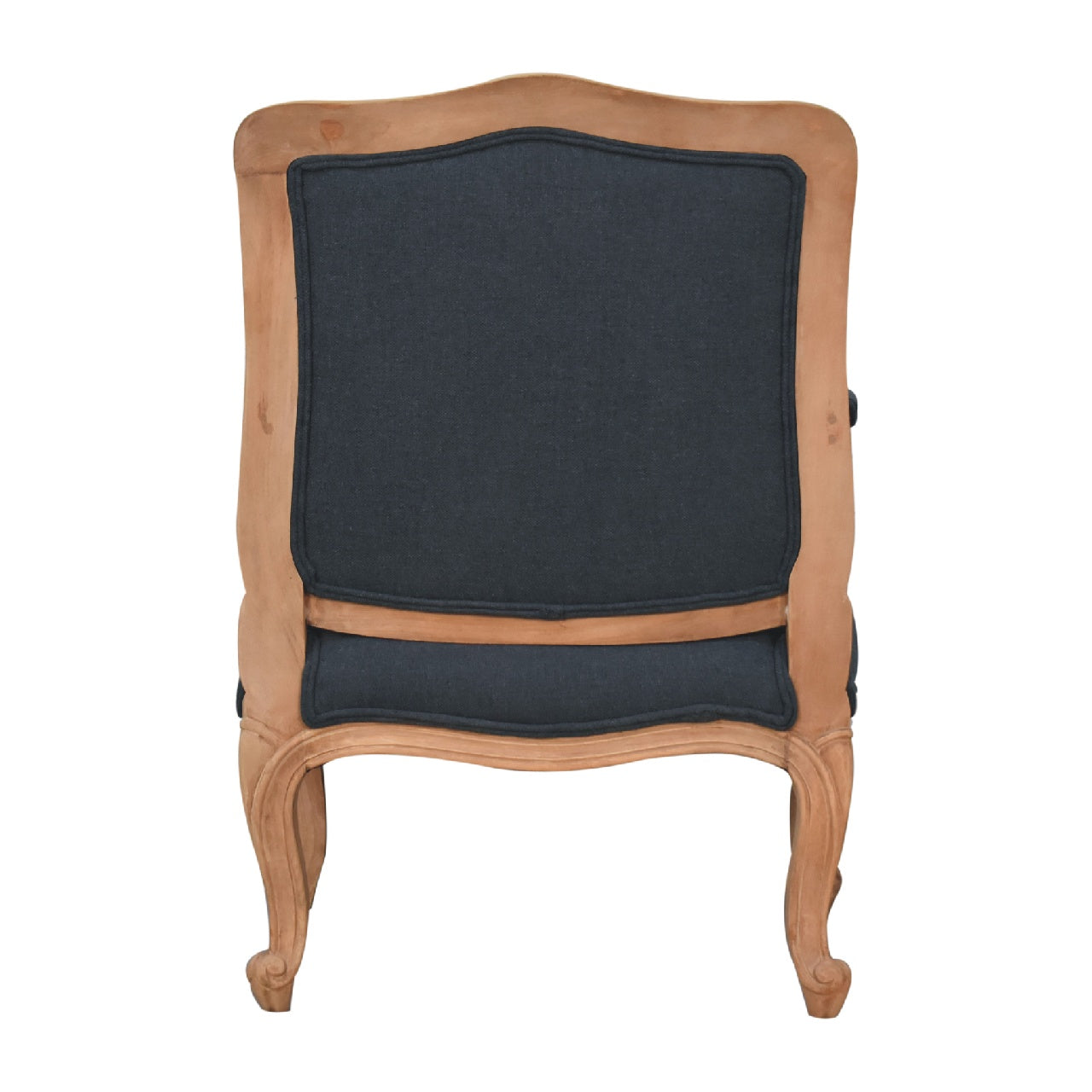 Navy Blue Linen French Style Chair - Red Ross Retail-Furniture Specialists 
