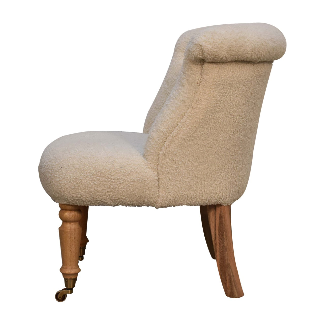 Bouclé Cream Accent Chair - Red Ross Retail-Furniture Specialists 