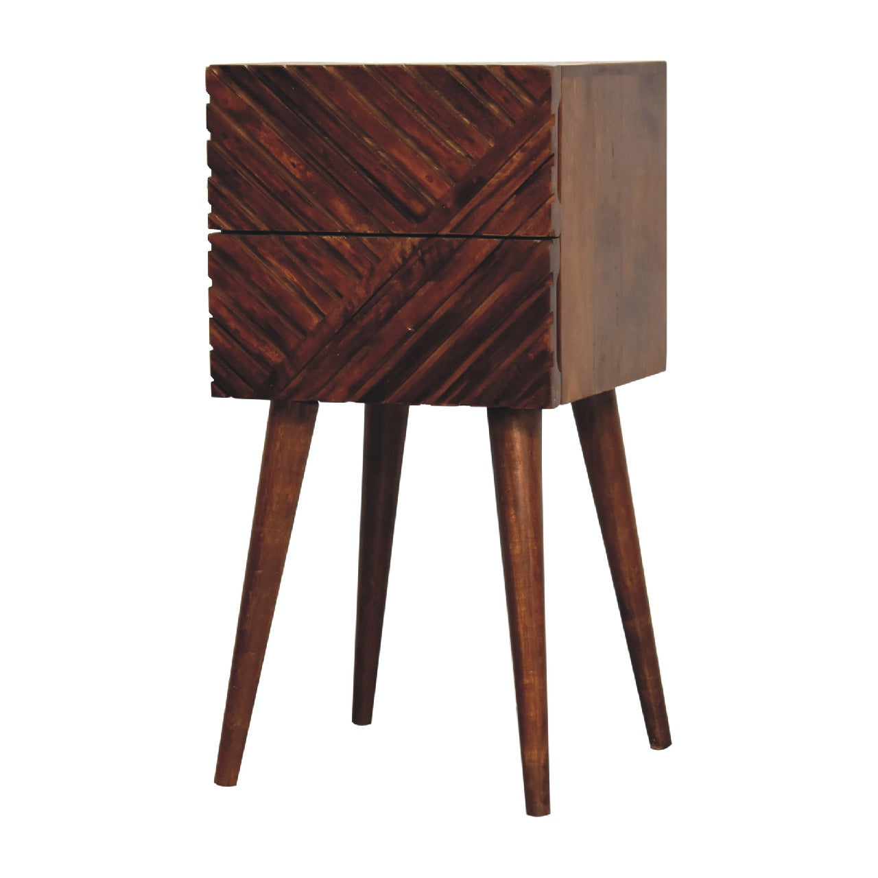 Lille Mini Chestnut Bedside - Red Ross Retail-Furniture Specialists 