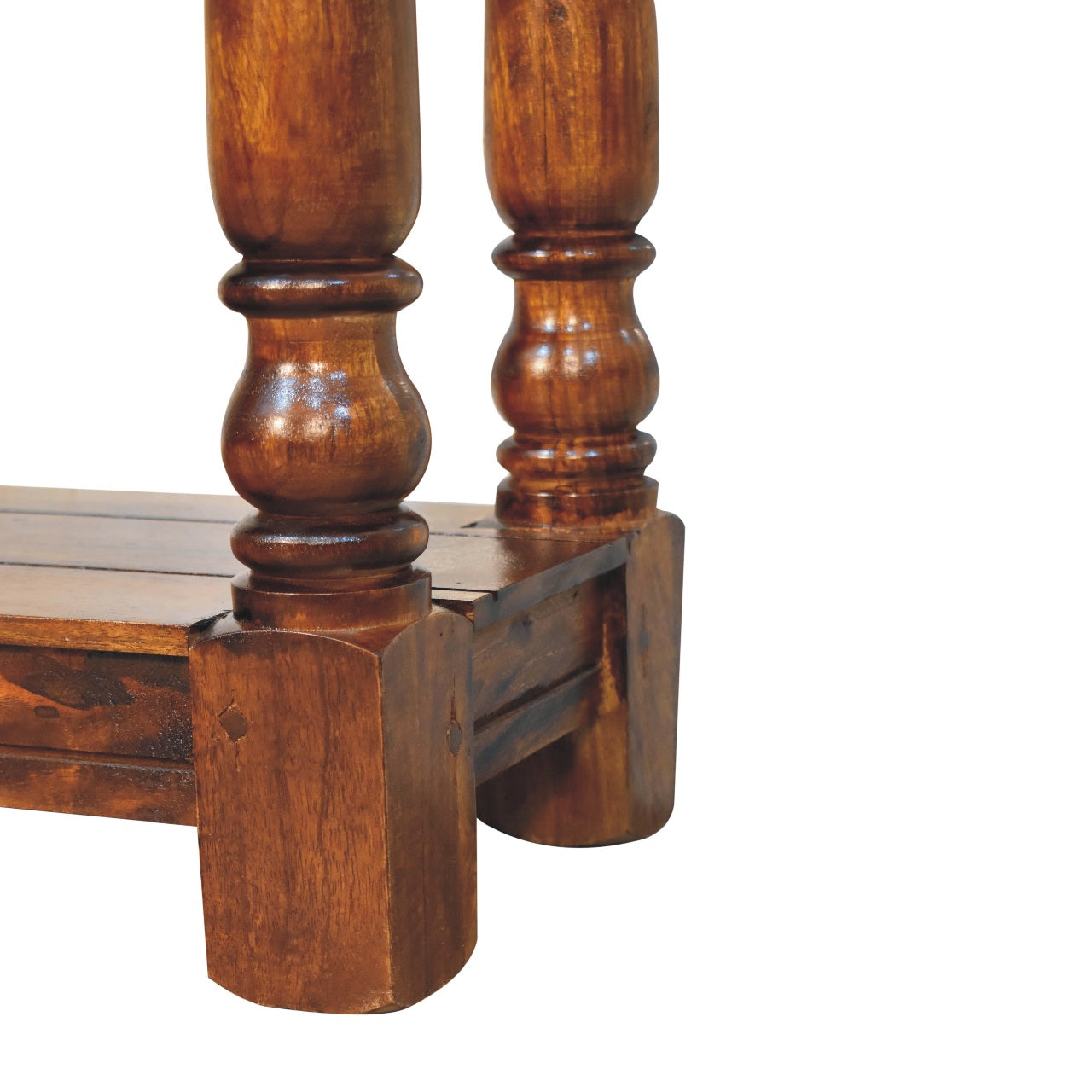 Chestnut 4 Drawer Console Table - Red Ross Retail-Furniture Specialists 