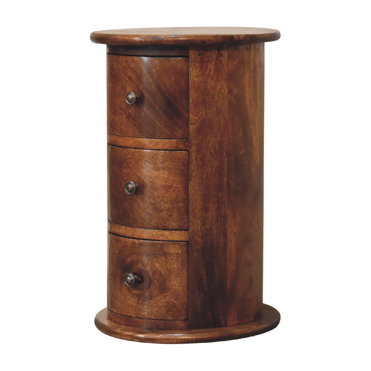 Mini Chestnut Drum Chest - Red Ross Retail-Furniture Specialists 
